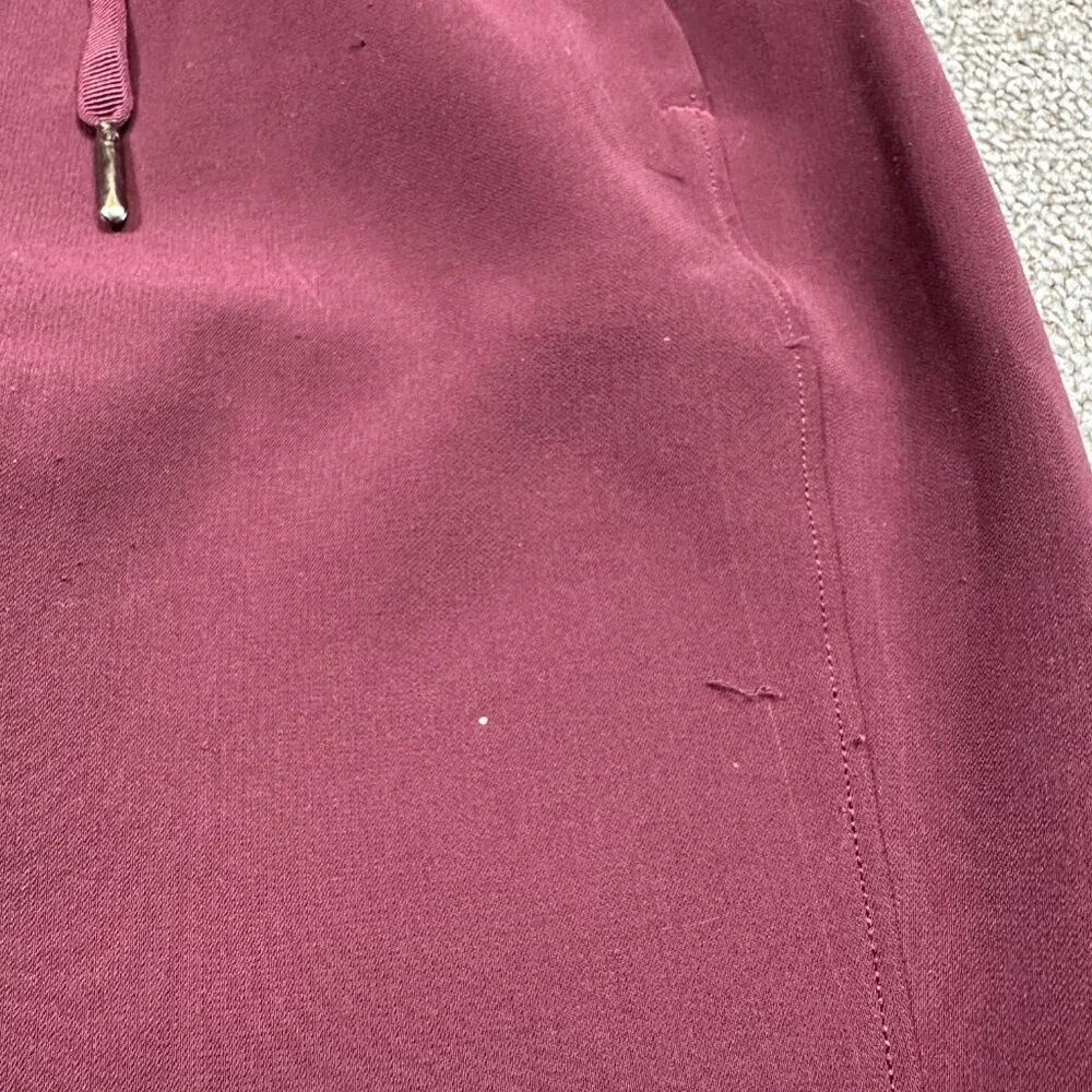 Lululemon Stretch High-Rise Jogger Full Length Red Merlot Maroon Women's 4